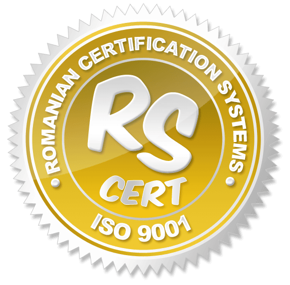 ISO 9001 quality management certification badge