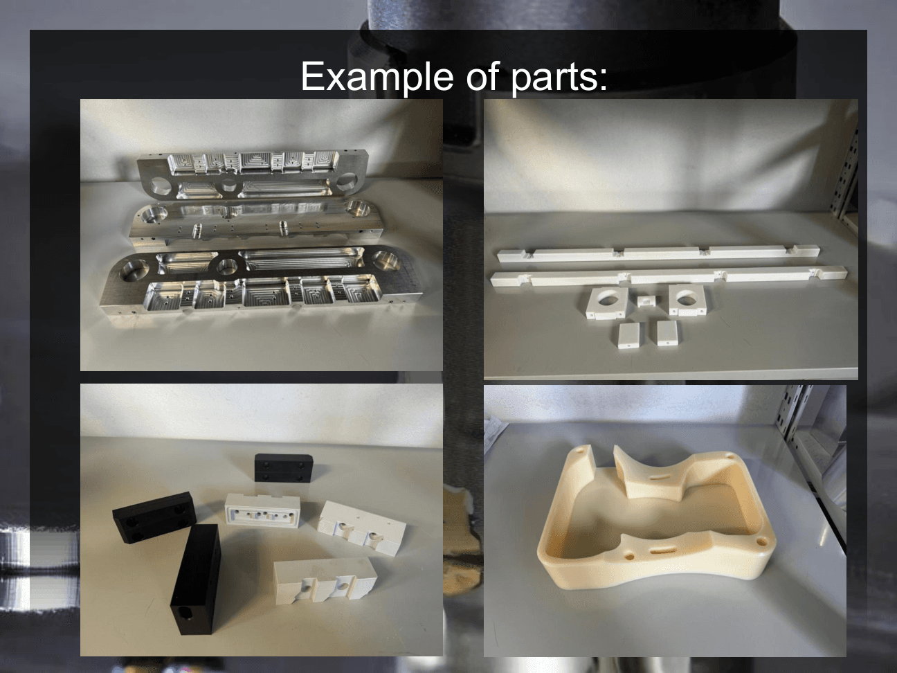 Representative turned parts gallery slide